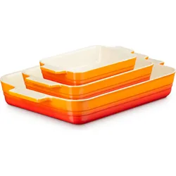 Le Creuset Backformen Feuriges Orange 3 St.