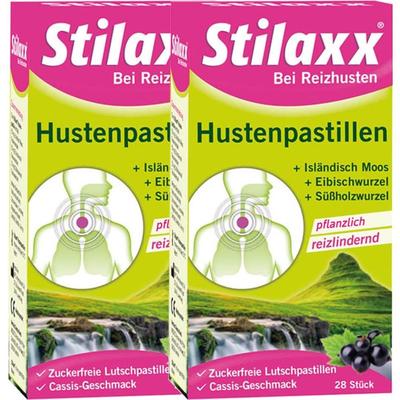 Stilaxx Hustenpastillen Isländisch Moos 2x 2x28 St Lutschpastillen