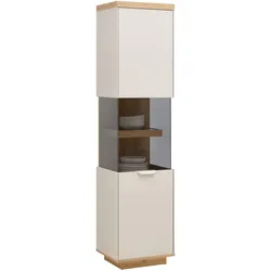 Vitrine Jake Eiche Artisan/Kaschmir