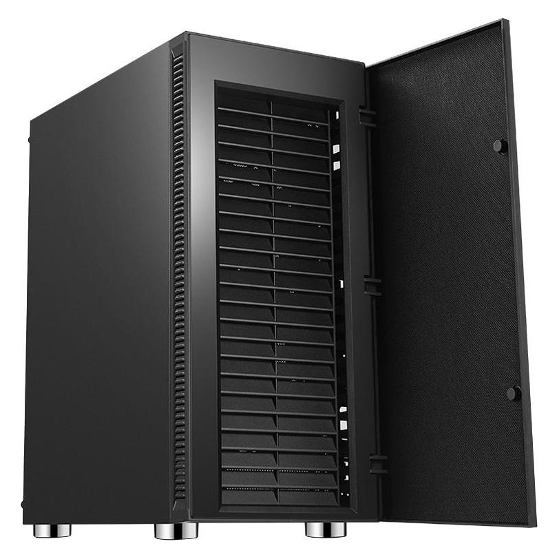 Itek Boitier Moyen Tour ATX compatible Sylent 05 Evo (Noir) (ATX, mATX, Mini-ATX) (ITGCSY05E)