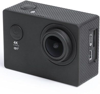 Telecamera Sportiva Garrix 4K Nera, Waterproof, Grandangolare Personalizzate o neutre