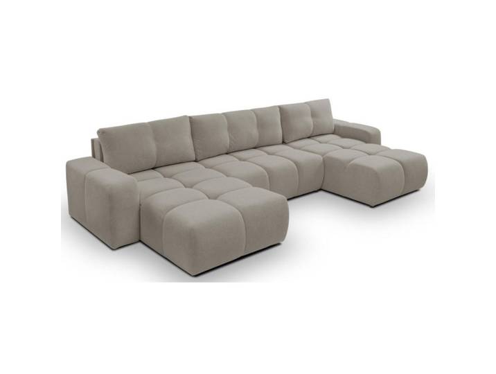 Sepro Meble Ecksofa Grau Curio 83 Mit Schlaffunktion, 359x177 cm, Wohnzimmer, Sofas & Couches, Wohnlandschaften, Ecksofas