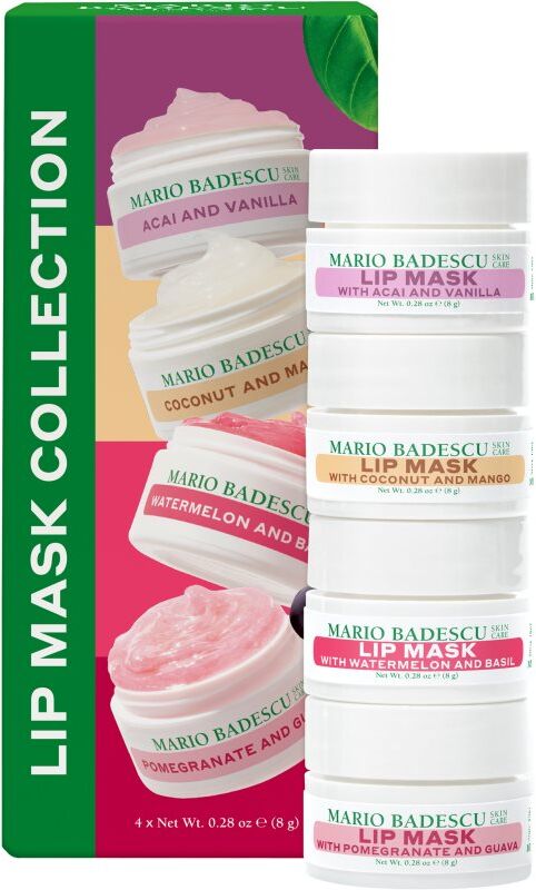 Mario Badescu Lip Mask Collection hydrating lip mask gift set 4x8 ml