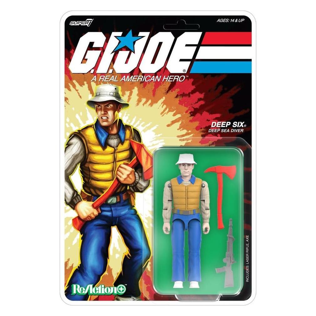 Super7 G.I. Joe (Comic) ReAction+ figurine Wave 09 Deep Six (SUP7-OR-GIJO-11891)