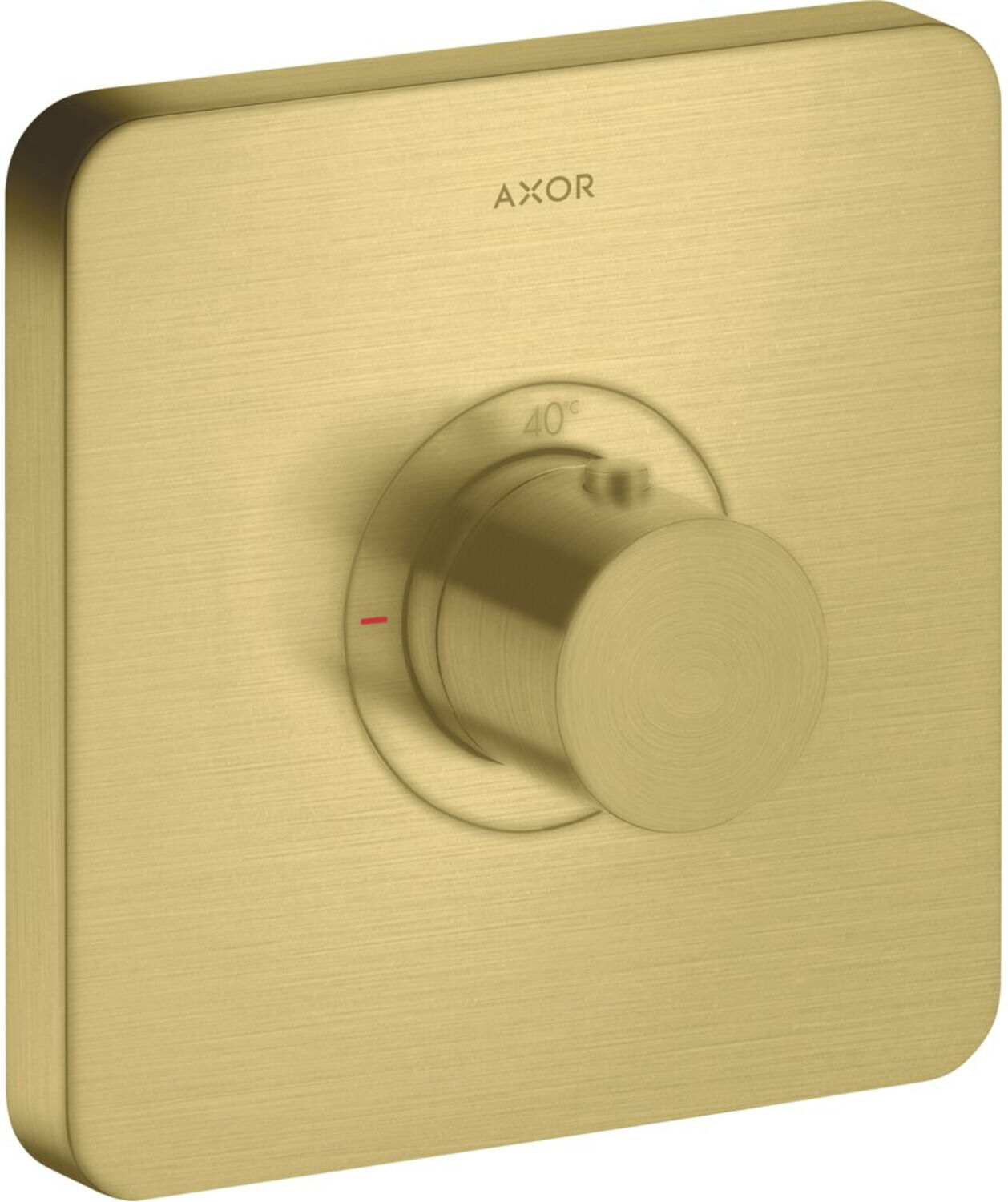Hansgrohe Fertigset ShowerSelect HF UP-Thermostat, softcube, brushed brass (36711950)
