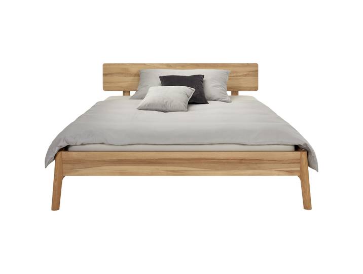 Bett Lund Natur Buche Massivholz 160 x 200 cm