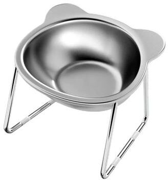 Uplift Picks Stainless Steel Cat Bowl Elevated Tilted Cat Bowl Raised Pet Feeding Bowl Stainless Steel Cat Bowl Elevated Tilted Cat Bowl Raised Pet Feeding Bowl