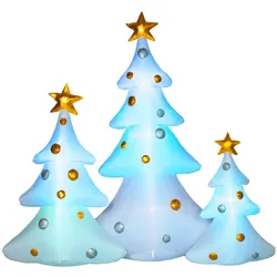 HOMCOM - aufblasbare Weihnachtsdekoration