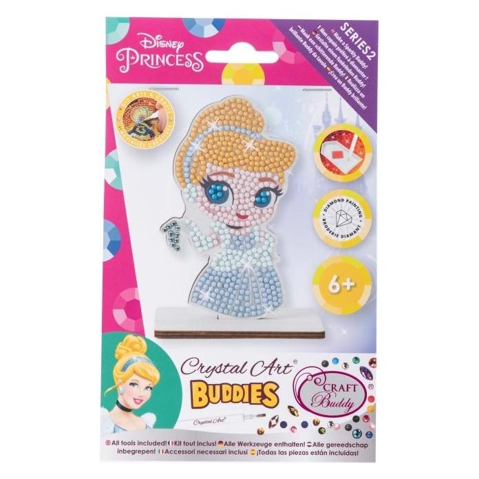 Craft Buddy Cinderella, Crystal Art Buddy ca. 11x8cm (CAFGR-DNY004)