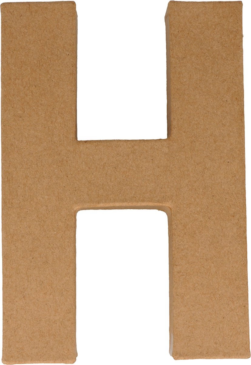 Artemio Letter H papier-maché 15 cm