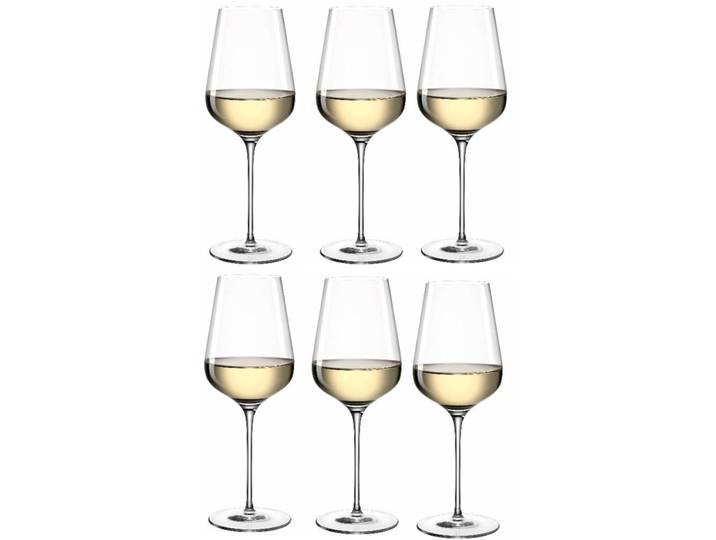 Weissweingläser-Set Leonardo transparent Kristallglas H 24 cm 0.47 l 6 Stk