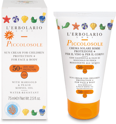 L'Erbolario Piccolosole Crema Solar Infantil SPF 50+ 75 ml SPF 50+