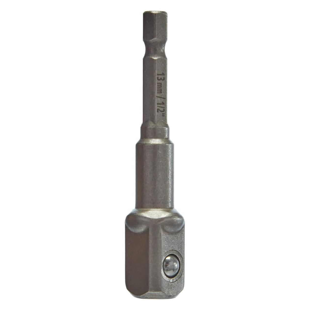 wolfcraft 1 Stecknuss-Adapter Aufnahme 1/2, l=72mm (2414000)