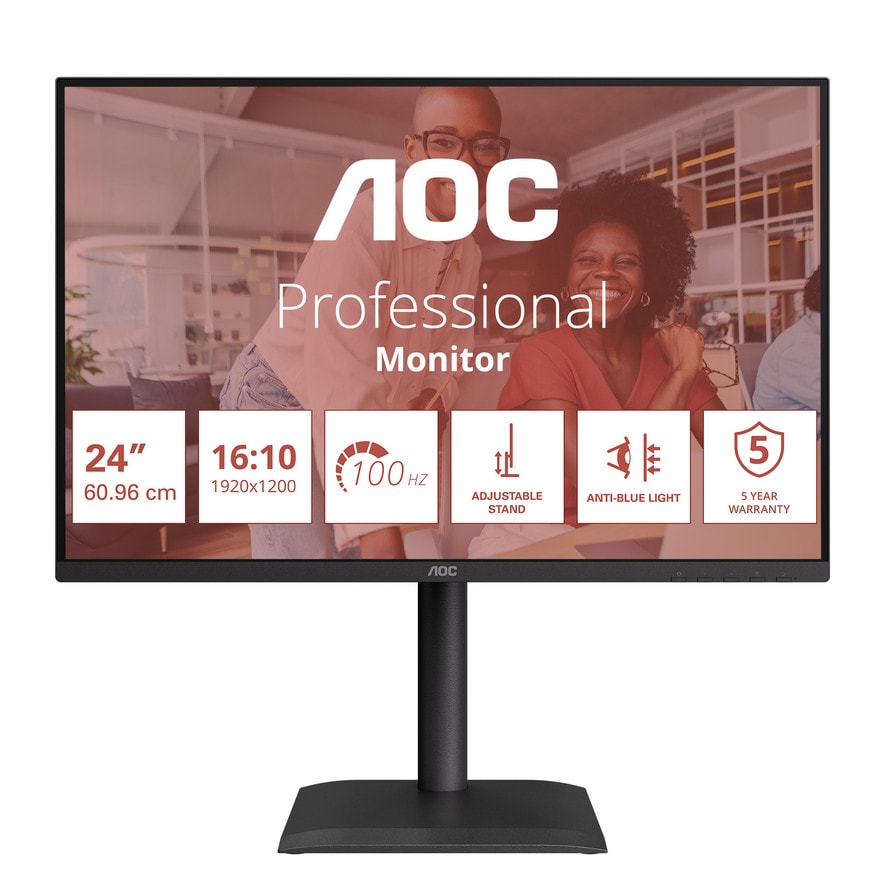 AOC X24E4U 24 Zoll Full HD IPS LED 16:10 100 Hz Office Monitor