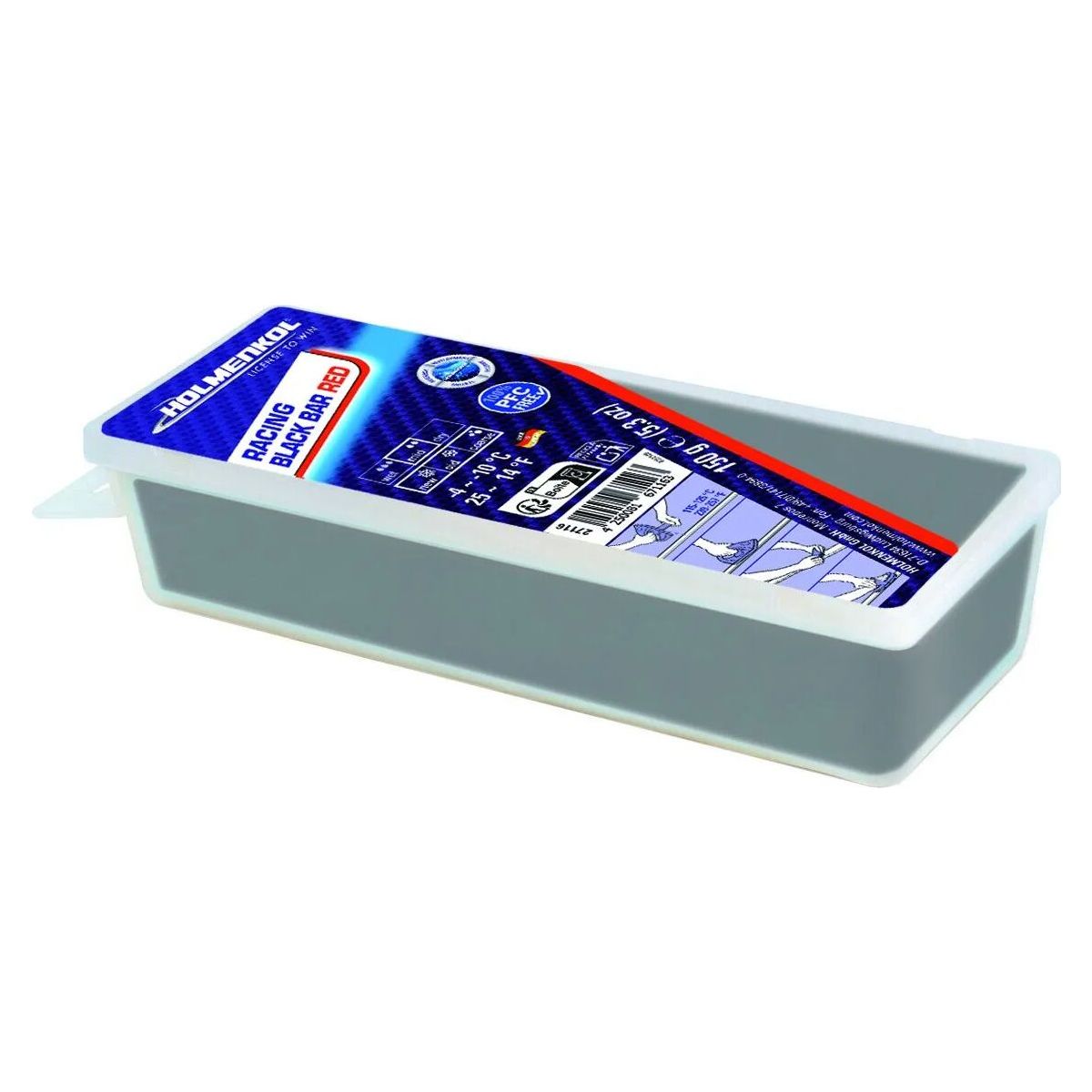 Holmenkol Racing Black Bar Red 150g 27116