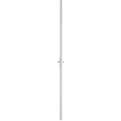 Zubehör Türbeschlag, Innentür 93x201,5 cm Weiss ESG-Glas und Aluminium