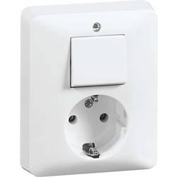 PEHA by Honeywell Komplett Schalter/Steckdosen Kombination Weiß 246611 1 St.