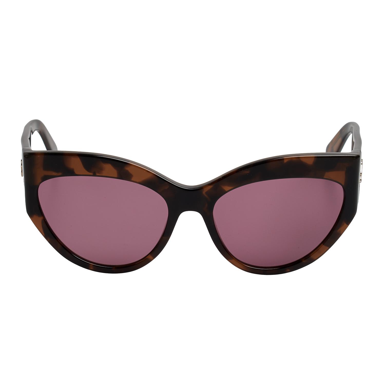 Damen Cat-Eye-Acetat-Sonnenbrille LJ787S