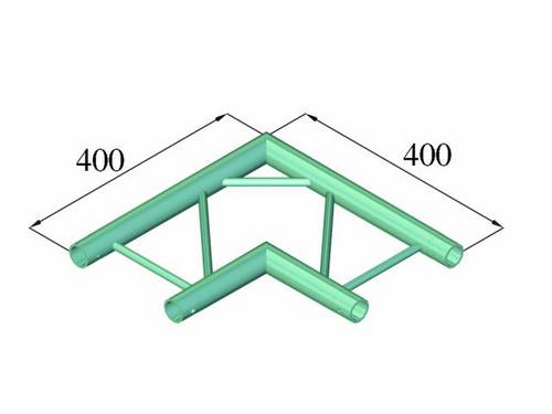 Alutruss DECOLOCK DQ2-PAC21H 2-Punkt Traverse Ecke 90 °