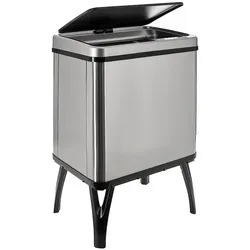 WellHome - Intelligenter Mülleimer 30L in Grau 35,5x26x60 cm – automatische/manuelle Öffnung