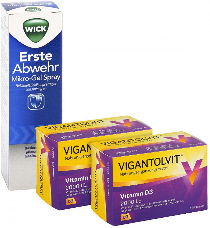 Wick erste Abwehr +2x Vigantolvit 120St.