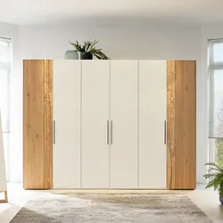 Musterring Kleiderschrank Joline 299 x 222 cm Lack Weiß