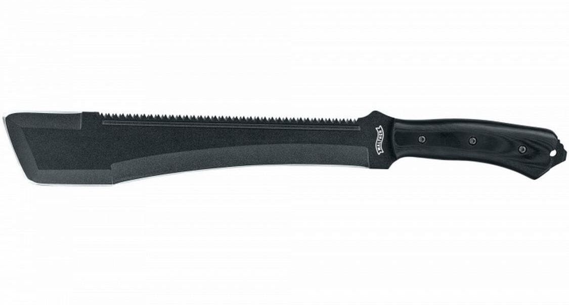 Machete "Walther MSM", schwarz, Outdoormesser, Machete schwarz Einheitsgröße