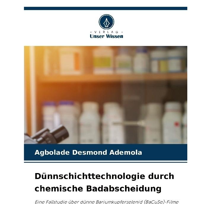 Bod Dünnschichttechnologie durch chemische Badabscheidung (Deutsch, Softcover, Agbolade Desmond Ademola) (63595659)