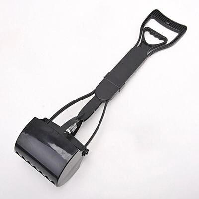 Drop Dash Deals Heavy Duty Long Handle Dog Poop Scooper With Waste Picker Tool black