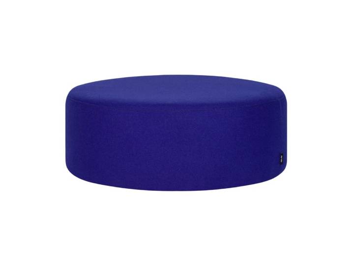 Noo.ma pouf folk carré 70x70x25 cm - polyester, design moderne