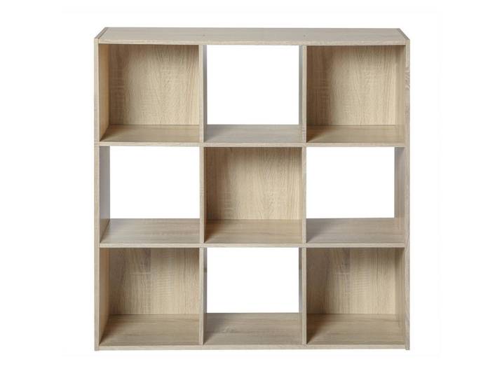 Calicosy Regal mit 9 Fächern, Apfelbaumfarben, 29.5x92.5x92.5 cm, Wohnzimmer, Regale, Bücherregale