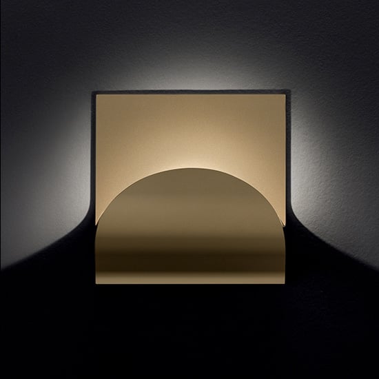 Cini & Nils Incontro Wandleuchte / Deckenleuchte (gold matt, Ein / Aus) gold matt | Ein / Aus ACCNICT.00414