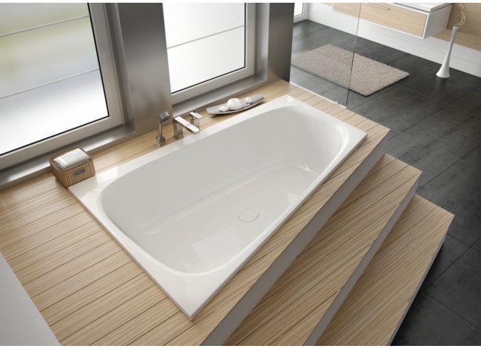 Hoesch iSENSI Badewanne 3962.010 180x120cm, links, weiß