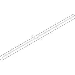 ABN XCUS112 Cu-Schiene 2RE 12x10x295mm senkrecht, ohne Überstand