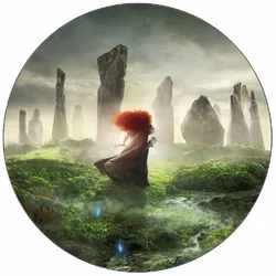 Essbares Papier „Prinzessin Merida“ 19,5 cm