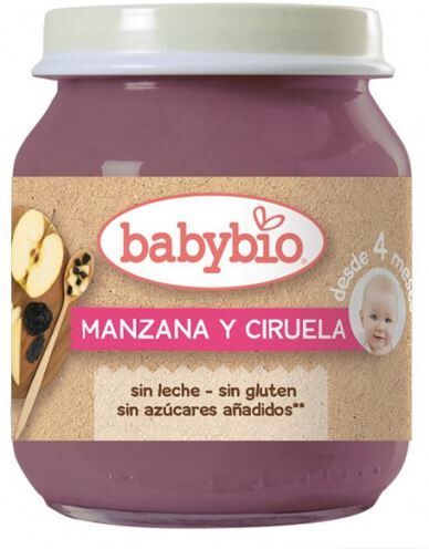 Babybio Tarrito Manzana Y Ciruela 130 Gr 130 gr