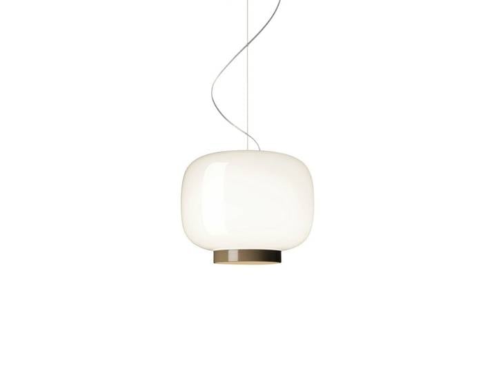 Foscarini Pendelleuchte Chouchin, LED, handgefertigter Glasschir