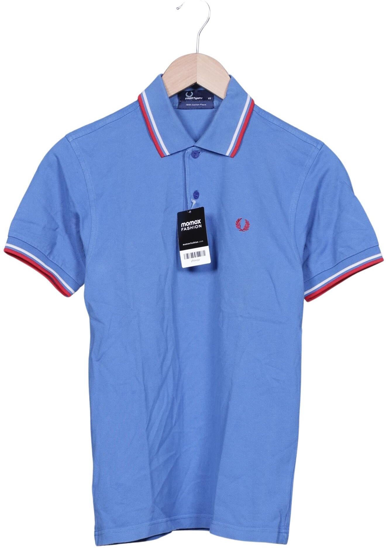 Fred Perry Herren Poloshirt, Mehrfarbig, Gr. XS, Baumwolle - Second Hand