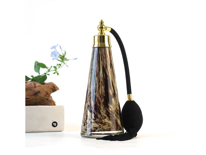 Bouteille de parfum en verre rétro européenne, vaporisateur, bouteille d'eau démaquillante, décoration de salon