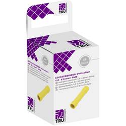 TRU COMPONENTS T1904C123 Parallelverbinder 4 mm² 6 mm² Vollisoliert Gelb 25 St.