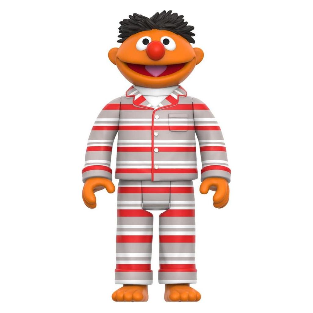 Super7 1, Rue Sésame figurine ReAction Wave 06 Ernie (PJs) 10 cm (SUP7-RE-SEST-12500)