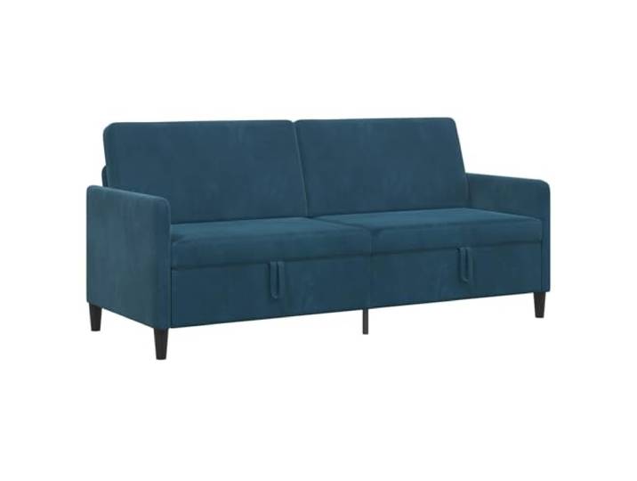 Todiikf 3-Sitzer Sofa mit Stauraum Blau 192x78x87cm Polstersofa Couch Platzsparendes Polstermöbel fürs Wohnzimmer mit integriertem Klappfach, abnehmbarem Bezug und stabilen Beinen.
