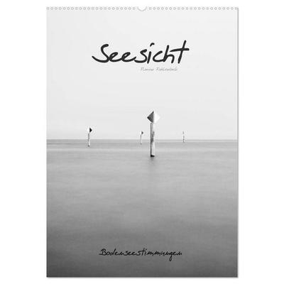Seesicht - Bodenseestimmungen (Wandkalender 2027 DIN A2 hoch), CALVENDO Monatskalender