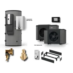 Wolf Paket CHA-07/400V inkl. BM-2 mit BSP-W-1000B und Zubehör
