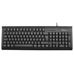 MediaRange MROS114 kabelgebundene USB-Tastatur mit Kartenleser - Schwarz