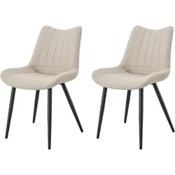 Stuhl-Set Lotta 2er-Set Creme