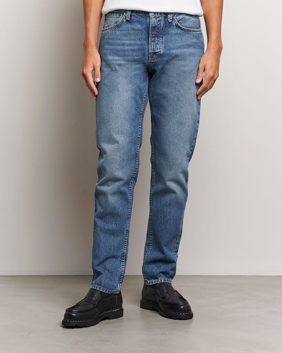 Nudie Jeans Steady Eddie II Jeans Blue Haze men W30L30 Blå