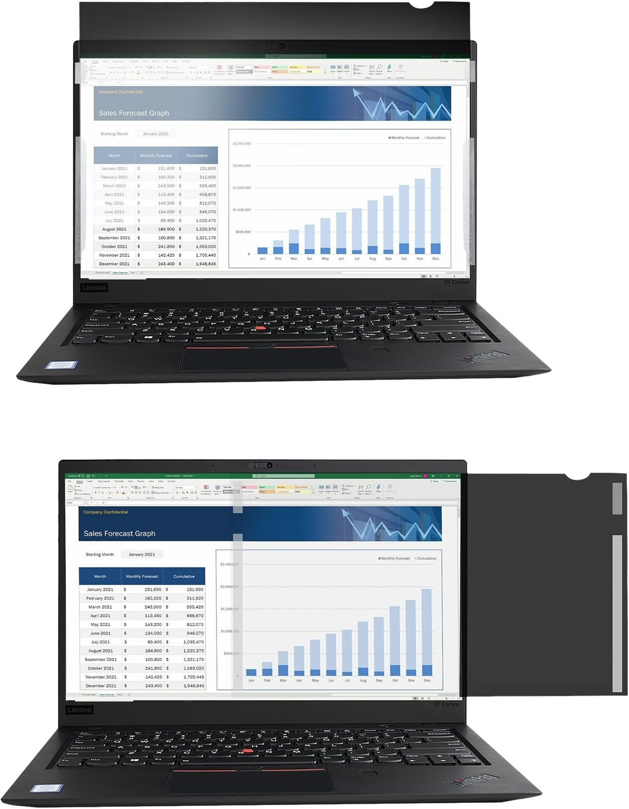StarTech.com Laptop Privacy Screen for 16:9 Displays, Anti-Glare Filter with 51% Blue Light Reduction, Reversible Matte/Glossy - 14-inch