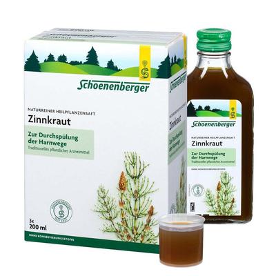 Zinnkraut Saft Schoenenberger Heilpflanzensäfte 3x200 ml