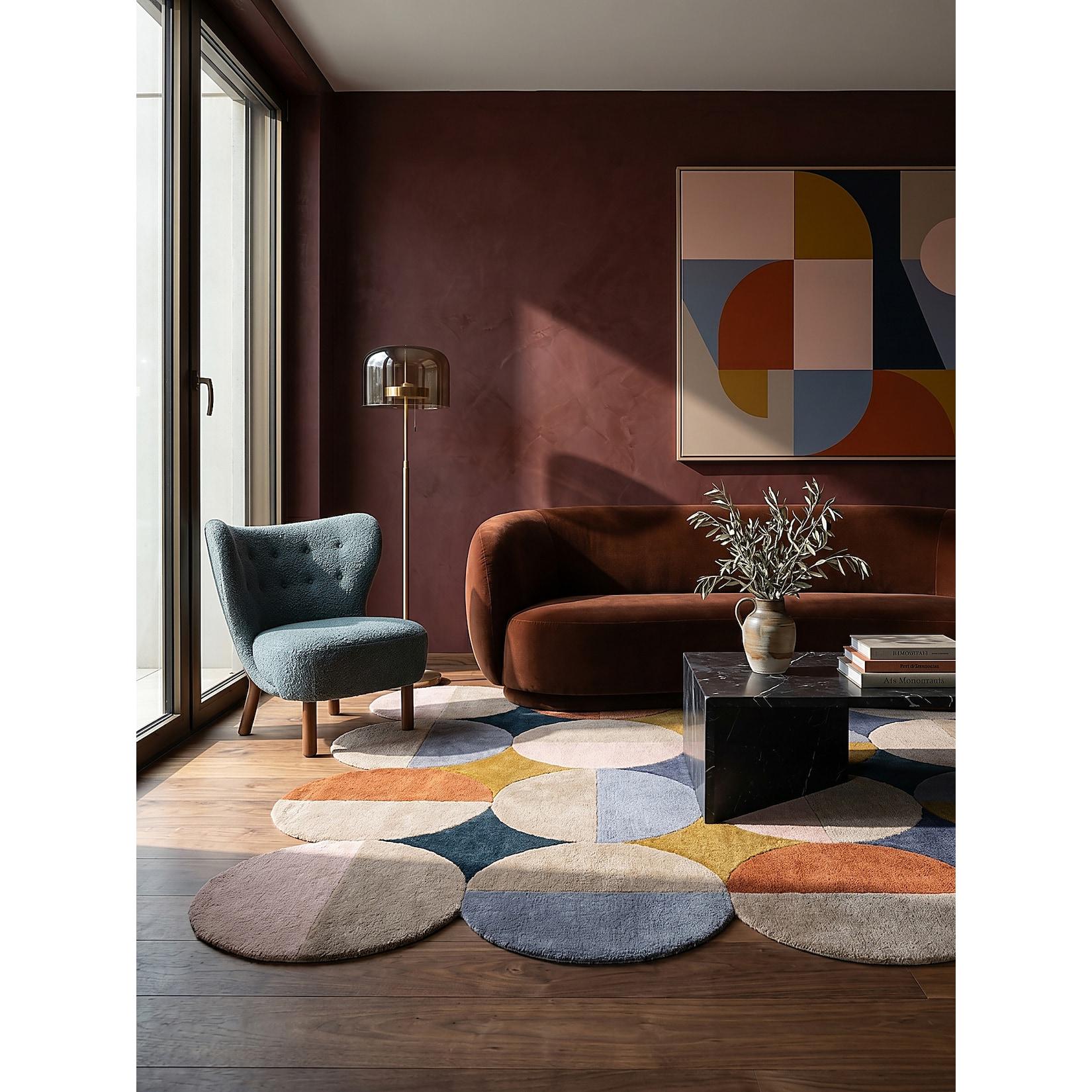 Wollteppich modern Bunt 200 x 290 cm - HALLEIN Kadima Design